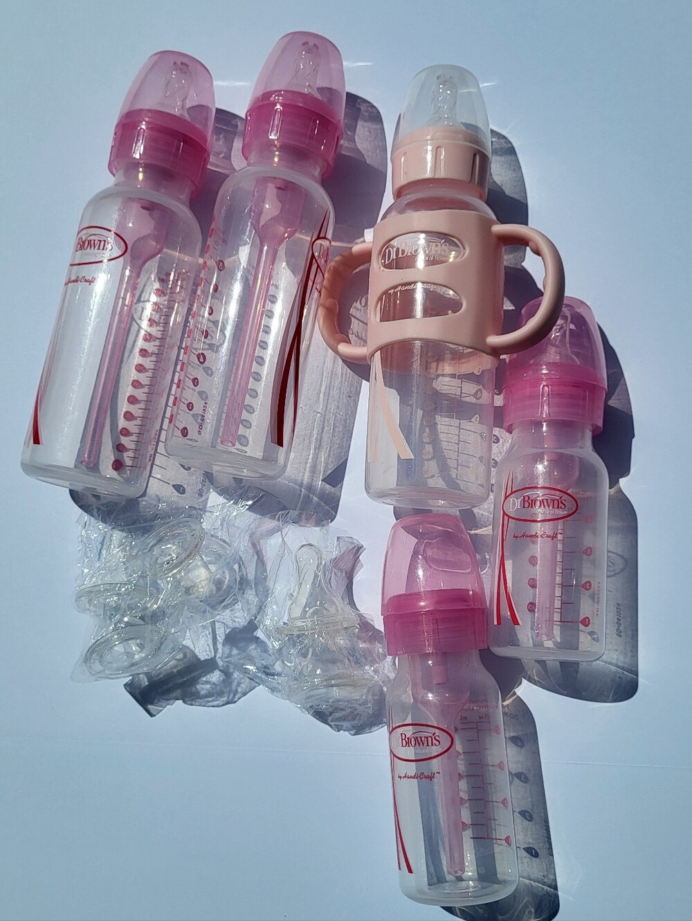 NWOT Dr. Brown's Bottles Baby Girl Bottle Essentials Pack First Year Gift Set